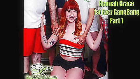 Hannah Grace In 1st Ever Gangbang