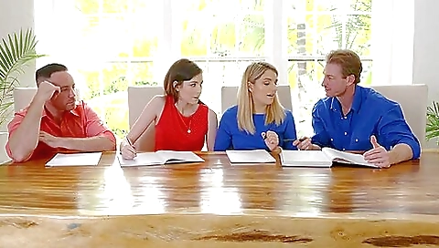 Mature woman with a sexy blonde