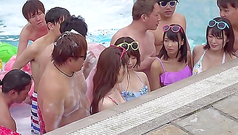 Hot asian milf gets fucked by a dildo