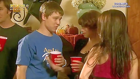 Sexy young blonde gets creampie for all over